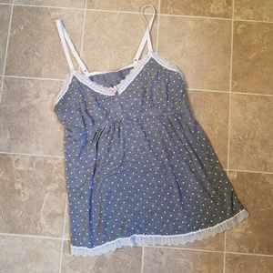 Little gray babydoll nightie